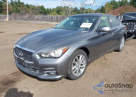 2015 Infiniti Q50 from USA, damaged, VIN JN1BV7AR1FM407698
